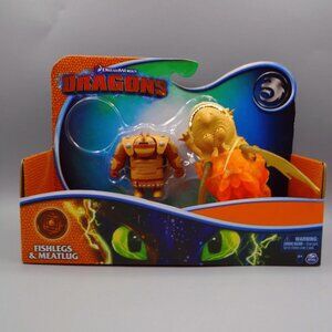 FISHLEGS & MEATLUG - HOW TO TRAIN YOUR DRAGON DREAMWORKS SPIN MASTER NEW